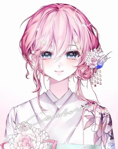 Gương mặt với má hồng phấn mang vibe nhẹ nhàng