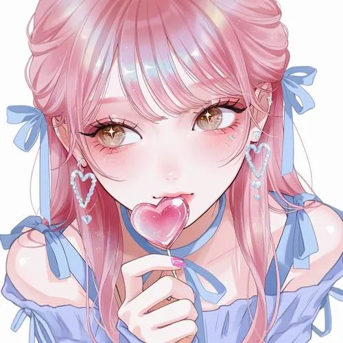 Đường nét mềm giúp ảnh anime nữ thêm dịu mắt