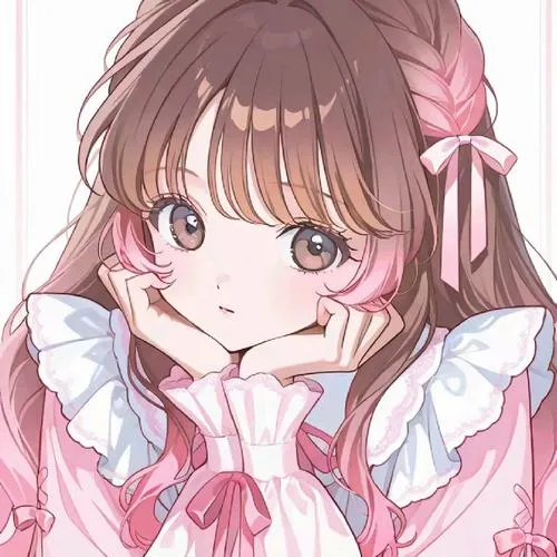 Phong cách anime nữ bồng bềnh với tóc dài dịu mắt