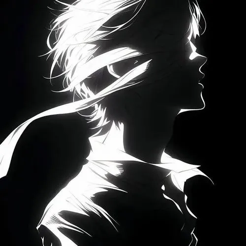 Avatar nam trầm nền đen trơn nhấn chiều sâu nội tâm