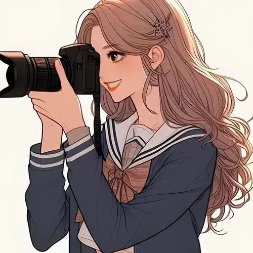 Cặp nhân vật nữ với biểu cảm khuôn mặt vô cảm