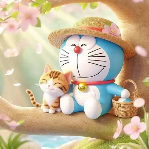 Ảnh profile cute đội mũ vàng tạo điểm lạ kèm tia lấp lánh nhẹ