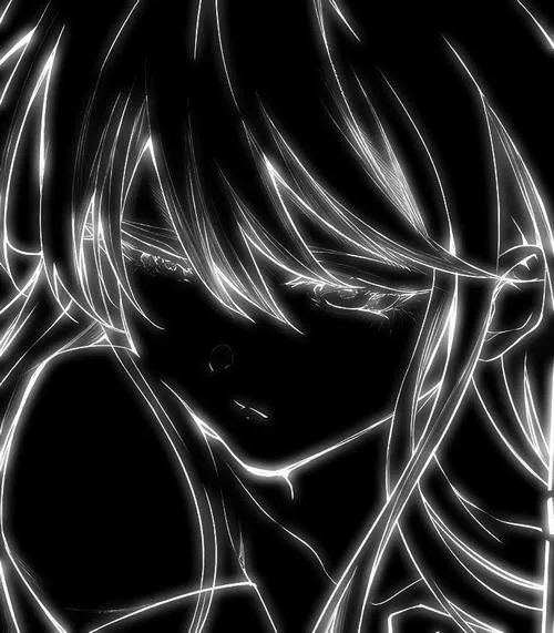 Avatar buồn tông đen giúp cảm xúc được lắng xuống nhẹ nhàng hơn