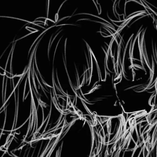 Avatar buồn bố cục cận cảnh nhấn giọt nước mắt kín đáo