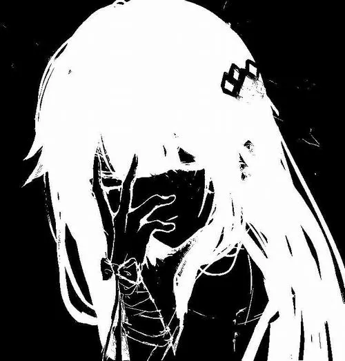 Ảnh đại diện tâm trạng chỉnh màu đơn sắc giữ tông đen sâu lắng