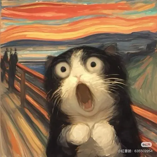 Ảnh đại diện cá nhân mèo vô tri sắc thái cọc cằn khó đoán