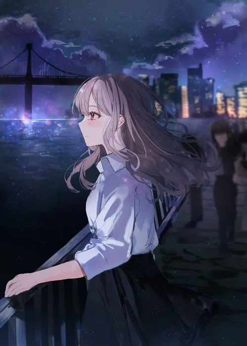 Ánh sáng ngược sáng làm biểu cảm gương mặt thêm cô độc