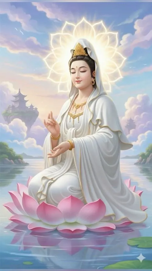 Treo tranh Mẹ Hiền Quan Thế Âm để lòng an lành