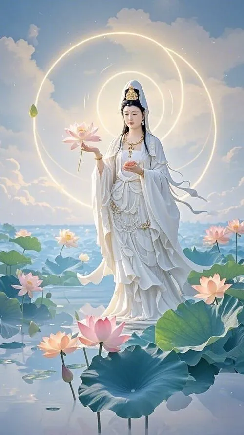 Hình ảnh phật Quan Âm Bồ Tát và những chi tiết nhỏ nhiều người nhìn mãi vẫn bỏ sót