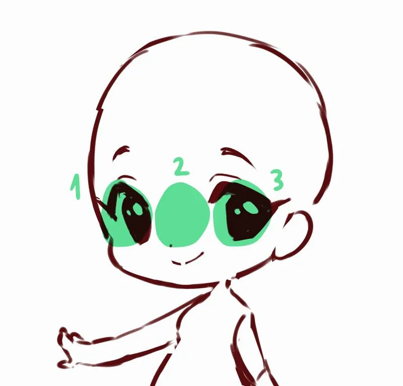 Canh khoảng cách mắt theo mốc “một con mắt”