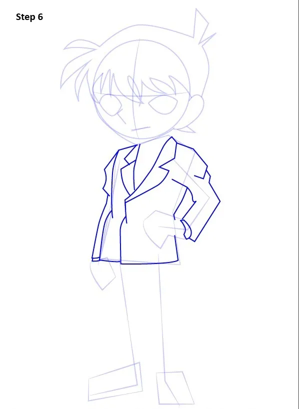 Cách Vẽ Conan Đơn Giản và 33 Ảnh Conan dễ vẽ cute ngầu ra dáng thám tử nhí