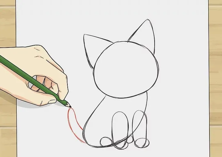 Vẽ thân nhỏ và xác định tư thế