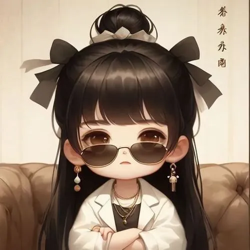 Hình avatar cute chibi đôi đồng điệu ánh sáng cảm xúc