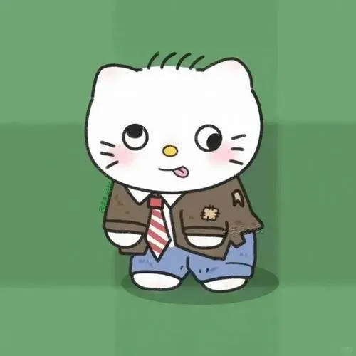 Avatar đôi dễ thương phong cách hoạt hình đáng yêu màu nền dịu