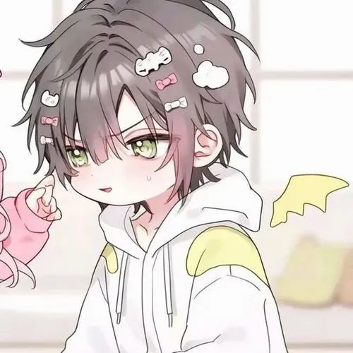 Minh họa kawaii ngọt ngào với khuôn mặt to mắt tròn