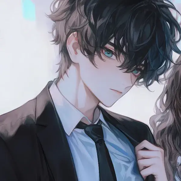 Ảnh profile đôi anime đen trắng khiến trang cá nhân có chiều sâu