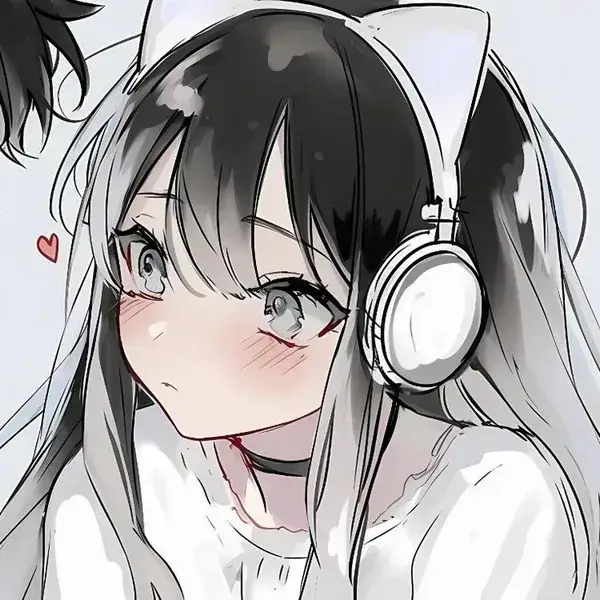 Bộ 24 Cặp Ảnh Avatar Đôi Anime Đen Trắng tạo dấu ấn mối quan hệ một cách rõ ràng