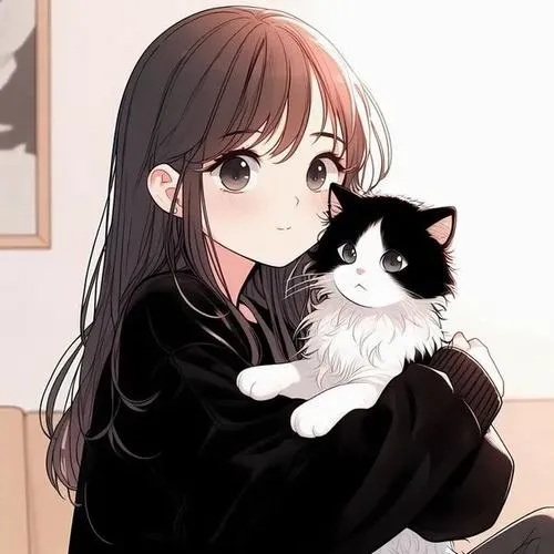 Avatar đôi mèo vừa hài hước vừa ngọt, nhìn là thấy đang yêu