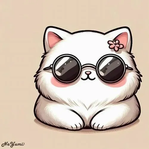 Avatar đôi mèo thể hiện vui vẻ qua biểu cảm mặt ngáo ngơ