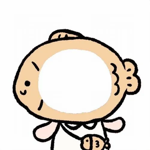 Chibi bé thú mặc đồ lịch sự, mặt trống tròn, ghép ảnh làm thiệp tặng.