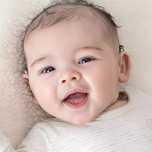 Ảnh em bé đẹp như thiên thần, càng đơn giản càng nổi bật nét tinh khôi