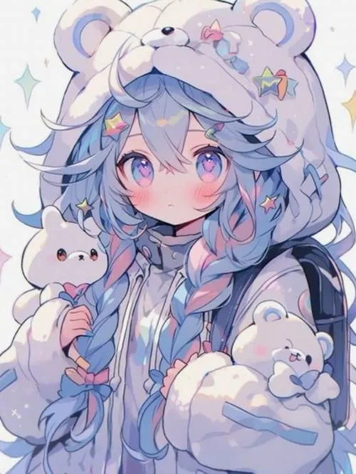 Avatar dễ thương từ nhân vật anime mắt sáng