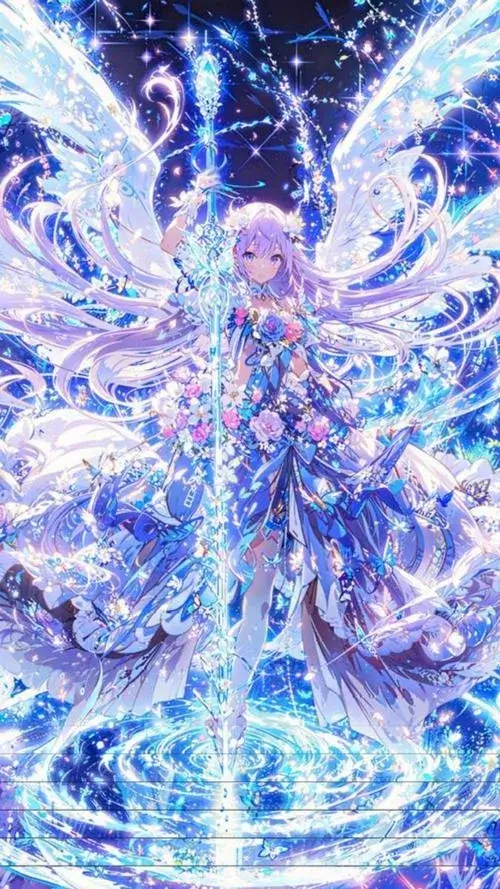 Nhân vật anime tỉ lệ chibi bảng màu pastel