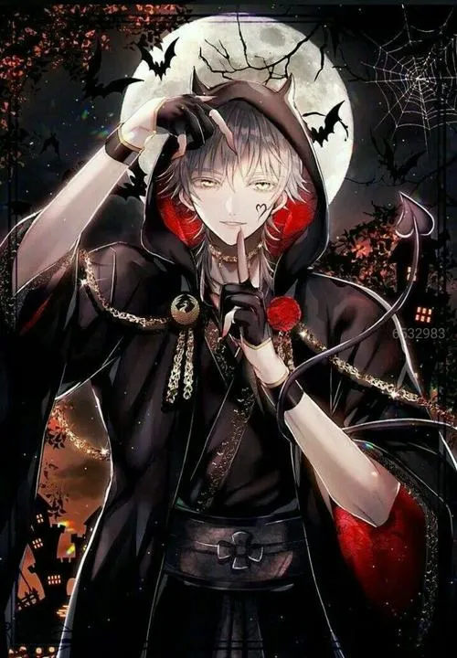 Hình sừng quỷ nổi bật trên gương mặt vô cảm lạnh bí ẩn