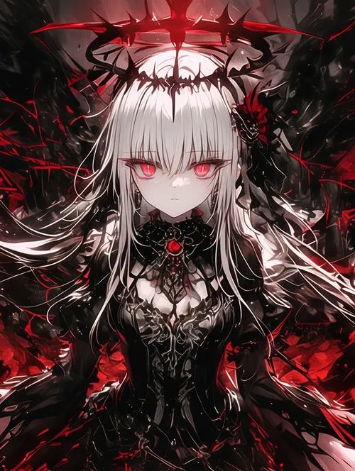 Vẻ đẹp đáng sợ trong những ảnh anime ác quỷ lạnh lùng