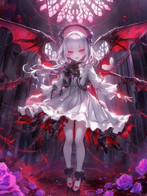 Ảnh nhân vật thuộc thế giới anime chìm trong thế giới u tối bí ẩn