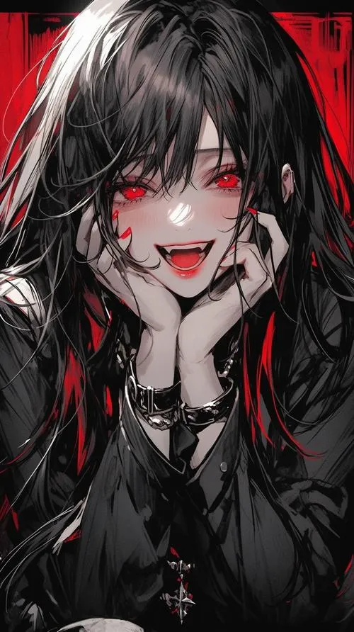 Hình nhân vật phản diện sở hữu biểu cảm lạnh trong thế giới u tối bí ẩn