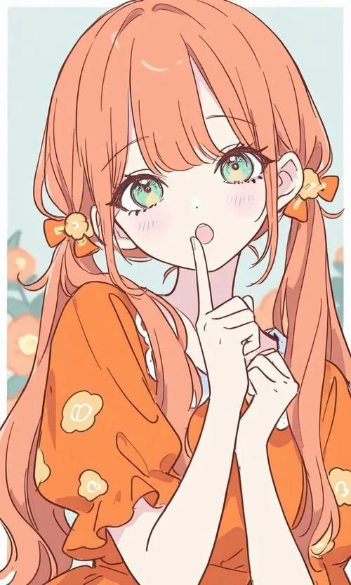 Nền bokeh trái tim làm ảnh anime nữ cute nổi bật