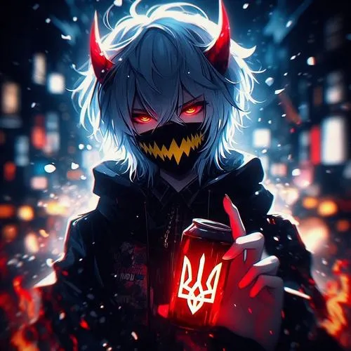 Hình avatar cute anime nam nét vẽ sắc chỉnh màu lạnh