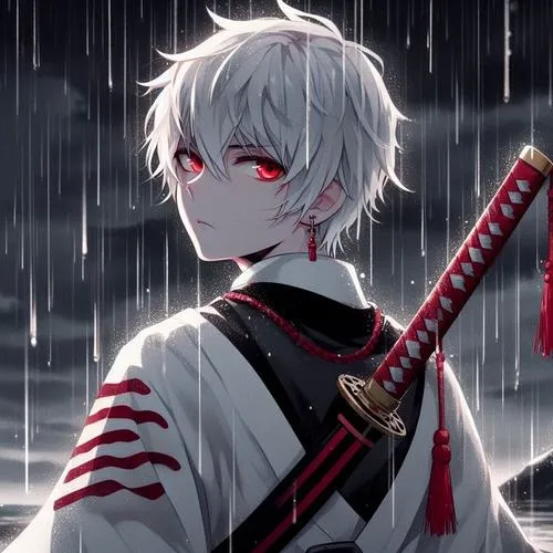 Ảnh hiển thị anime nam ánh mắt sắc lạnh manly cool