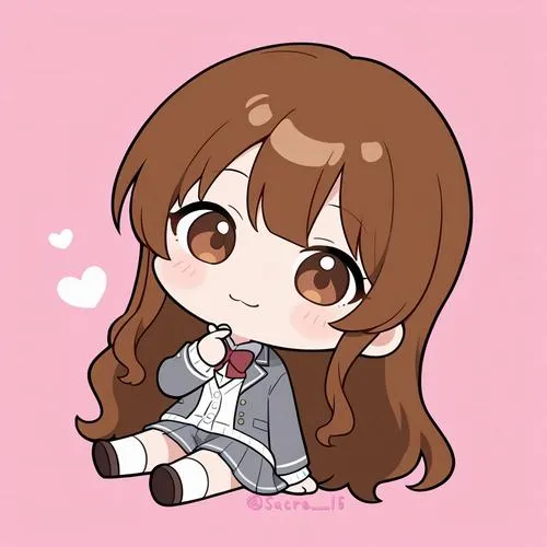 Avatar chibi nữ cute làm nổi bật nét nữ tính theo cách rất riêng