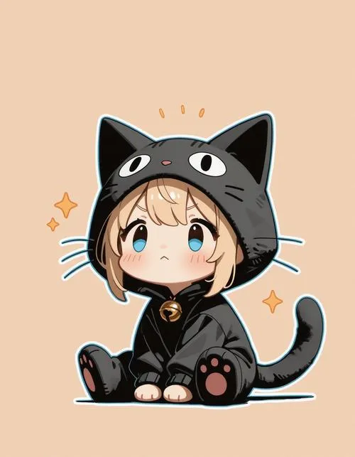 Tạo hình chibi với nét vẽ bo tròn và mềm mại