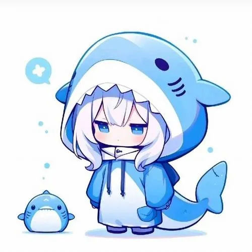 Avatar chibi dễ thương kết hợp miệng xinh và má hồng