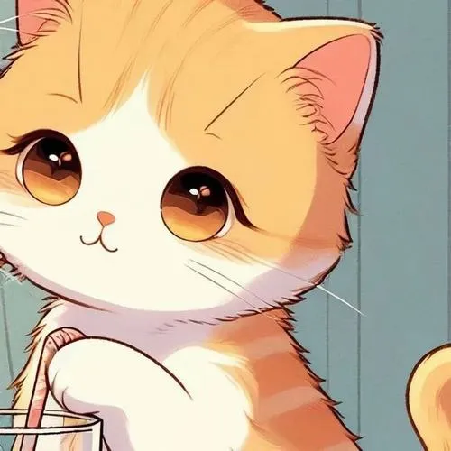 Avatar couple mèo mang cảm xúc vô tri nhưng dính nhau khó hiểu