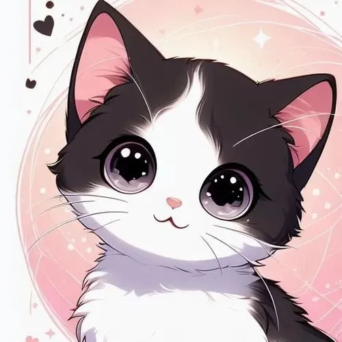 Ảnh profile mèo cặp với tai mèo cụp xuống trông rất lầy