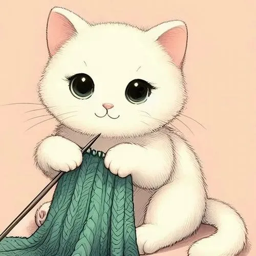 Ảnh đại diện đôi mèo với ánh mắt mèo dính nhau tạo tình yêu ấm áp