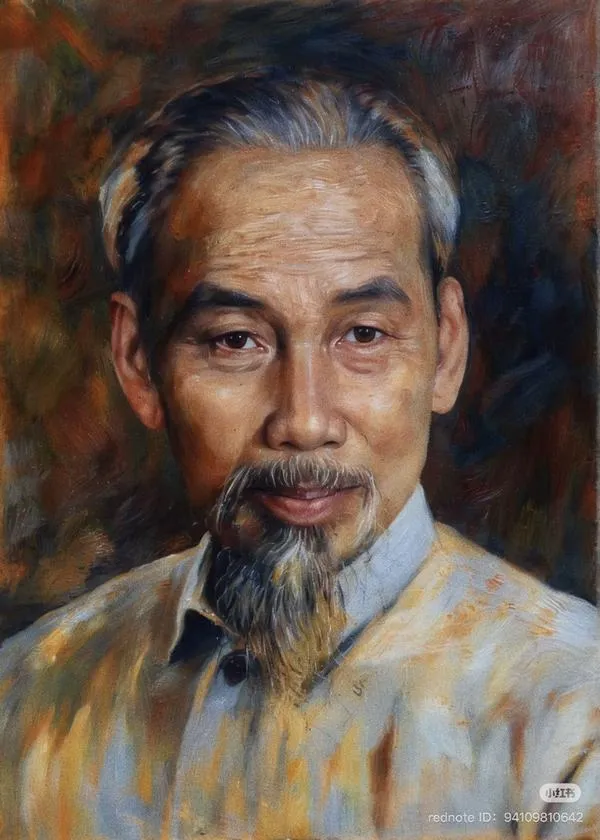 Ảnh Bác Hồ giản dị với chất liệu ảnh cổ