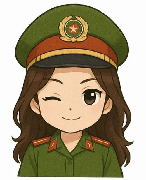 Hình Phòng Cảnh sát PCCC và CNCH chibi tạo hình tối giản đầy thân thiện