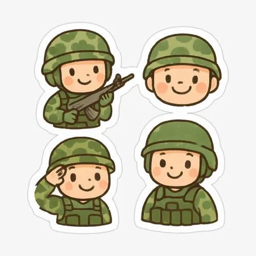 Avatar chibi công an mặc đồng phục chỉnh tề kèm cấp hiệu vai nổi bật