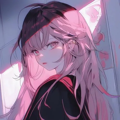 Ảnh profile nhân vật chibi nữ cool ngầu mang vibe Harajuku nổi loạn