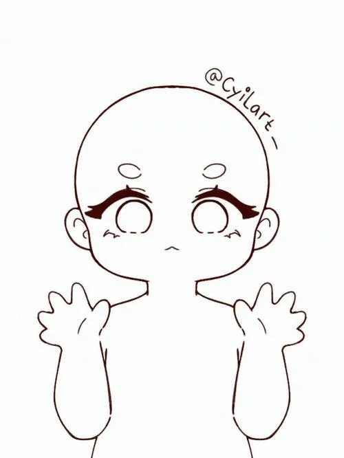 Hình doodle nhân vật theo tối giản hóa và ít chi tiết