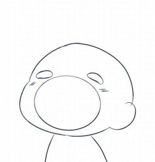 Hình miệng nhỏ miệng: cong nhẹ hoặc chữ v nhỏ mũi: chấm nhỏ hoặc không vẽ