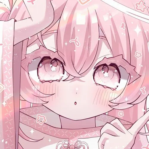 Chibi nữ cute màu hồng và cảm giác trong veo, nhẹ nhàng như một buổi chiều nhiều nắng