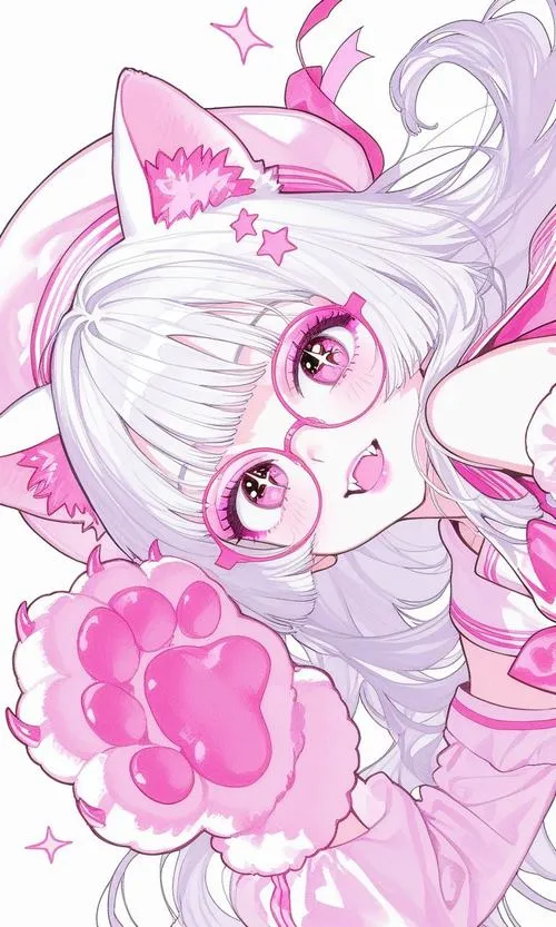 Bộ hình chibi nữ cute tông hồng, càng xem càng thấy ngọt lịm và dễ thương khó cưỡng