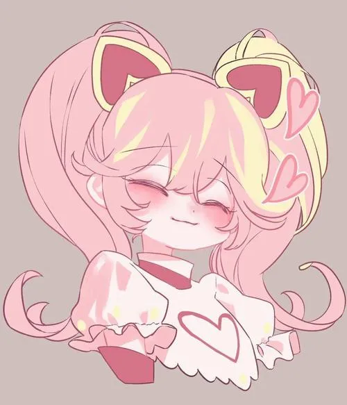 Hình má ửng hồng tóc bồng nhẹ cùng trang phục dễ thương