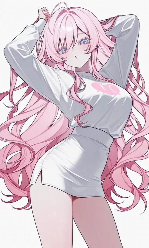 Vì sao hình ảnh chibi nữ cute màu hồng luôn hợp làm avatar, sticker và hình nền mỗi ngày